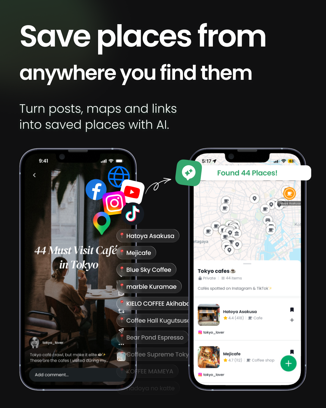 Best Apps to Save Places from TikTok, Instagram Reels & YouTube (2026 Comparison)