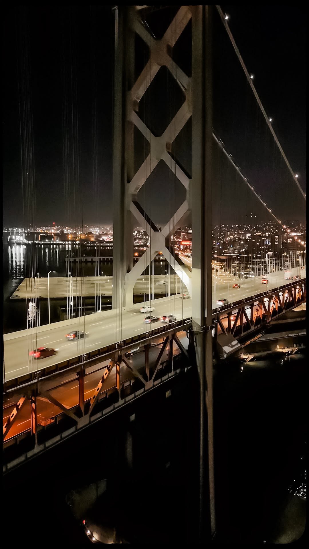 Bay Bridge In San Francisco And Oakland