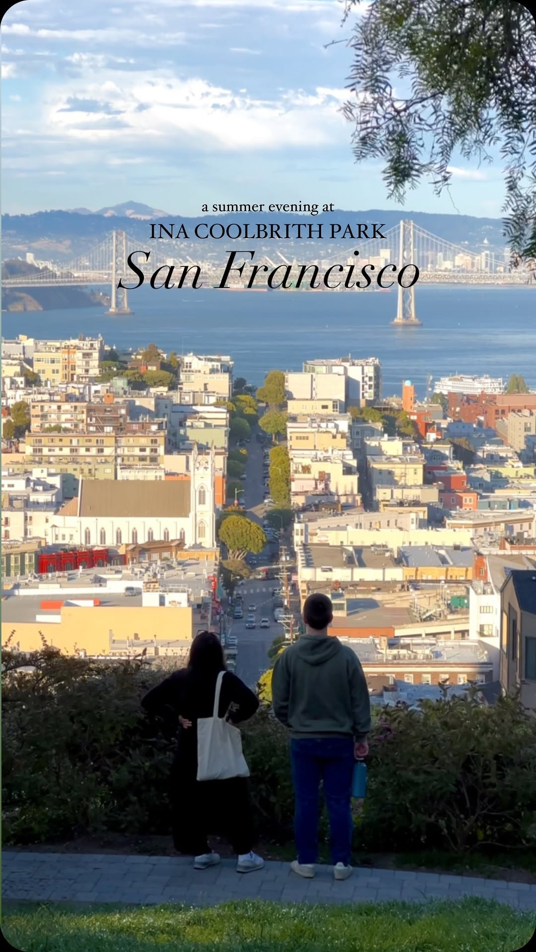 Scenic Russian Hill Park with City Views
