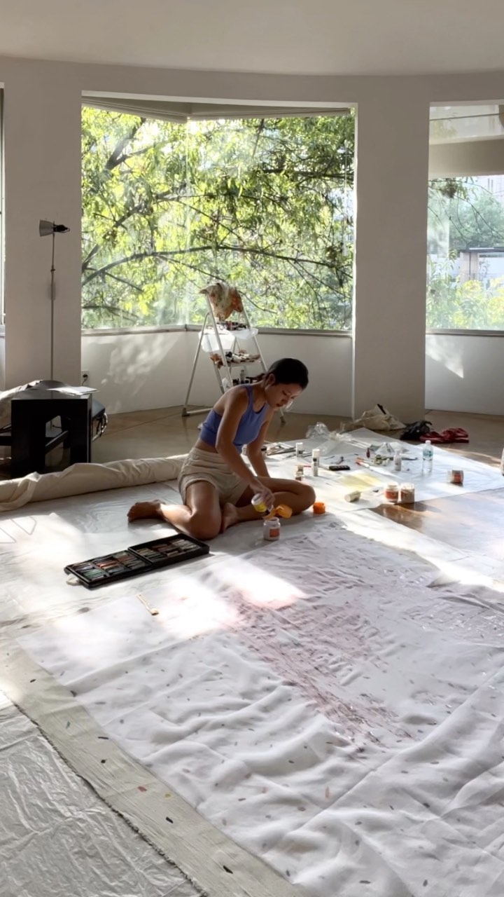 Art Juxtaposes Seoul And Mexico City Blossom Seasons