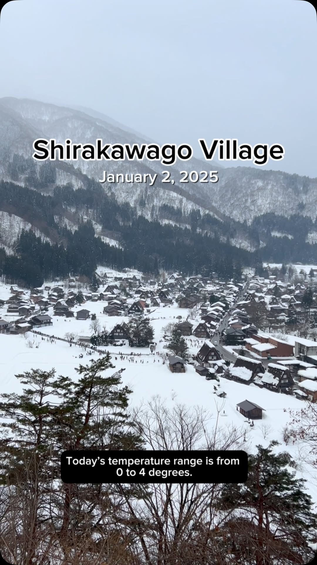 Winter Wonderland Villages Covered in Snow