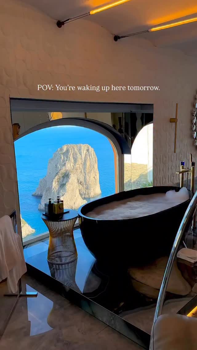 Capri's Punta Tragara Hotel Overlooks Faraglioni Rocks