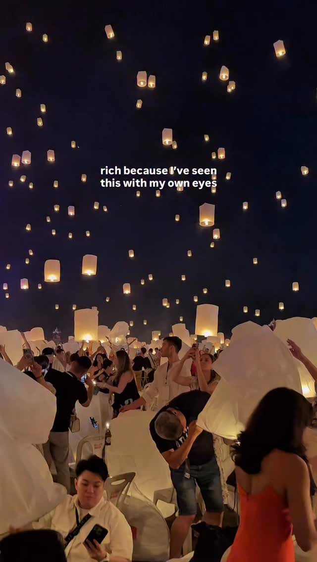 Yipeng Lantern Festival in Chiang Mai