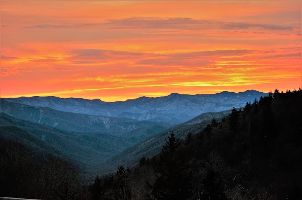Newfound Gap Oconaluftee Overlook 1