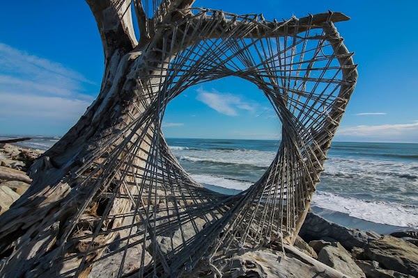 Hokitika Beach Sign 2