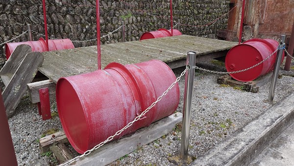 Drum can floating bridge (exhibition) 4