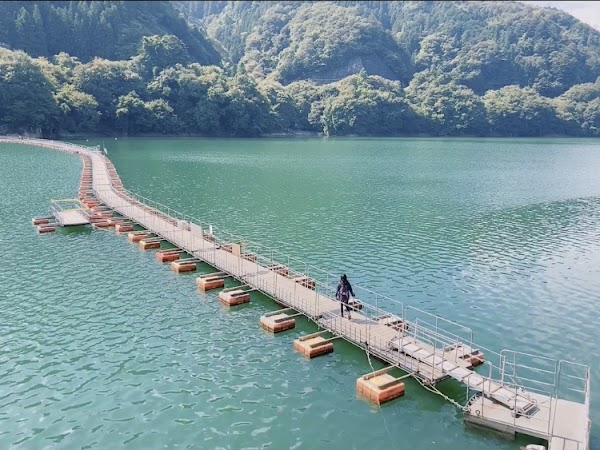 Drum can floating bridge (exhibition) 2