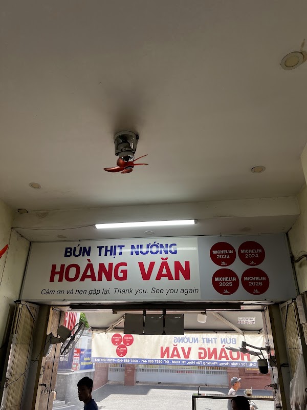Bún thịt nướng Hoàng Văn 2