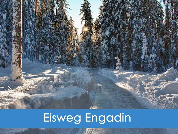 Eisweg Engadin