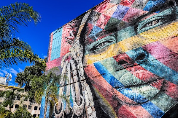 Etnias - Mural de Graffiti (Estúdio Kobra)