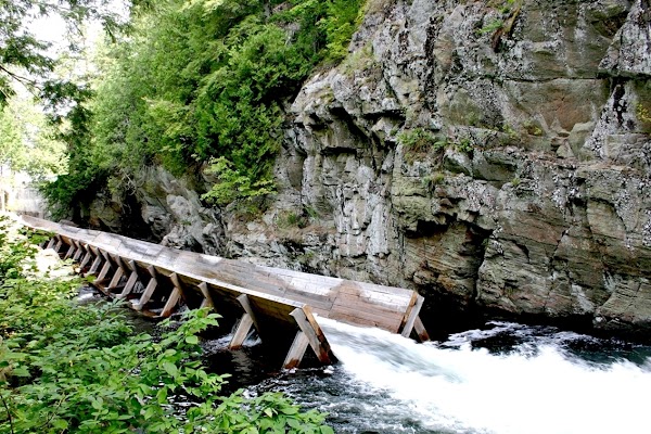 Hawk Lake Log Chute