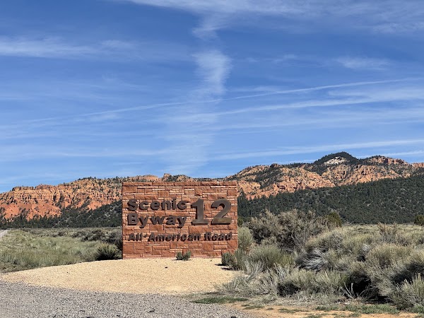 Scenic Byway 12 All American Road sign