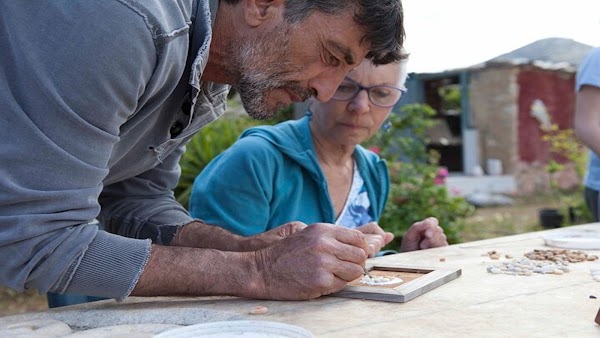 Naxos Marble Carving and Mosaic Workshops - Grimantis Marble Art Garden 1