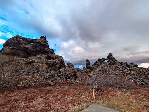 Lava field Dimmuborgir