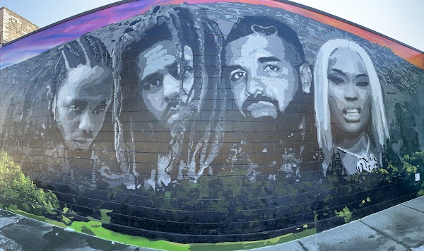 Hip Hop Legends Mural 1
