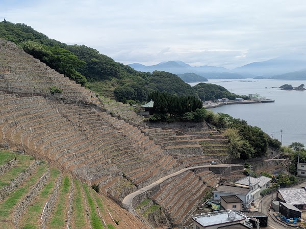 Yusu district Cove-Mizugaura Terraced farm field.The visitor parking space.(Compact car only.) 1