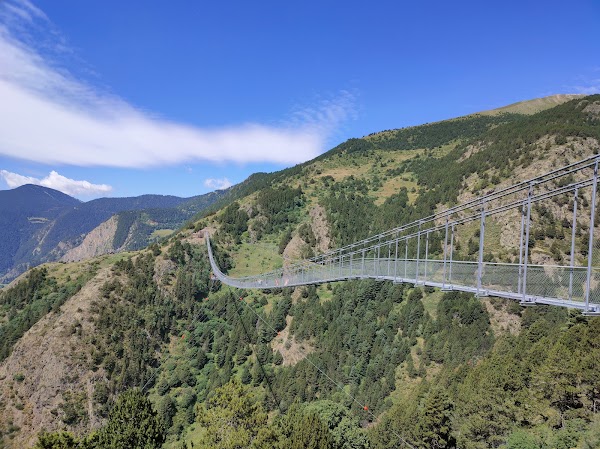 Pont Tibetà - Parada d'autobús de Canillo 1
