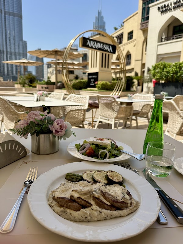 Arabeska Restaurant - Souk al Bahar, Dubai Mall - Burj Khalifa View 4