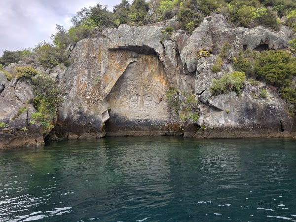 Ngātoroirangi Mine Bay Māori Rock Carvings 4