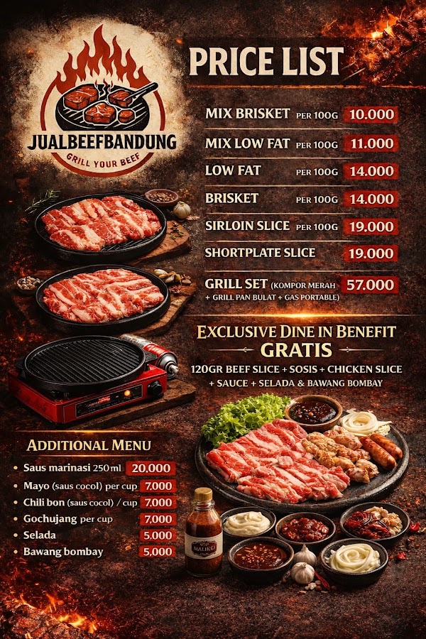 Jualbeefbandung Bbq home service Bandung 5