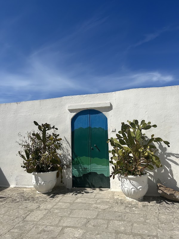 La casa con la porta blu