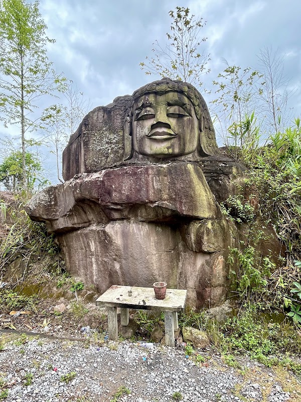 Sandstone Buddha Rock Sculptures