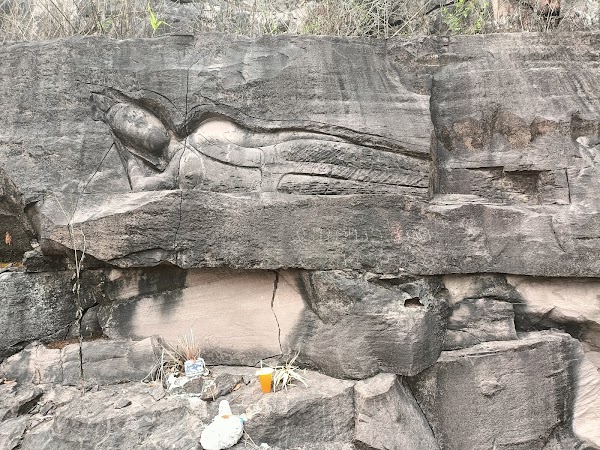 Sandstone Buddha Rock Sculptures 2