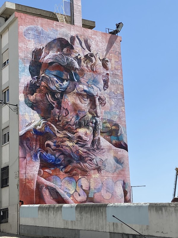 Poseidon by PichiAvo - Mural Street Art 1