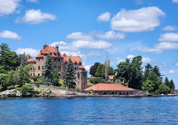 Singer Castle on Dark Island