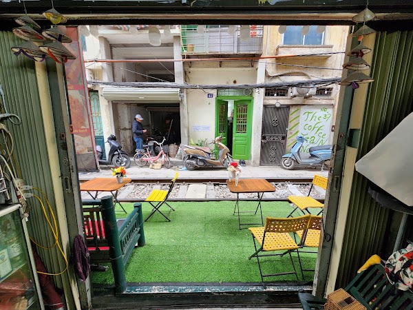 Train track cafe