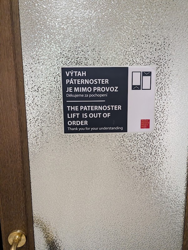 Nová radnice - páternoster tour 3