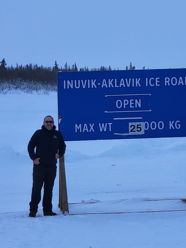 Welcome to Canada's Highway to the Arctic Ocean sign 3
