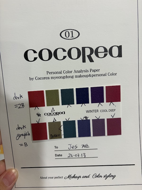 Cocorea Myeongdong Makeup&Personal color 4