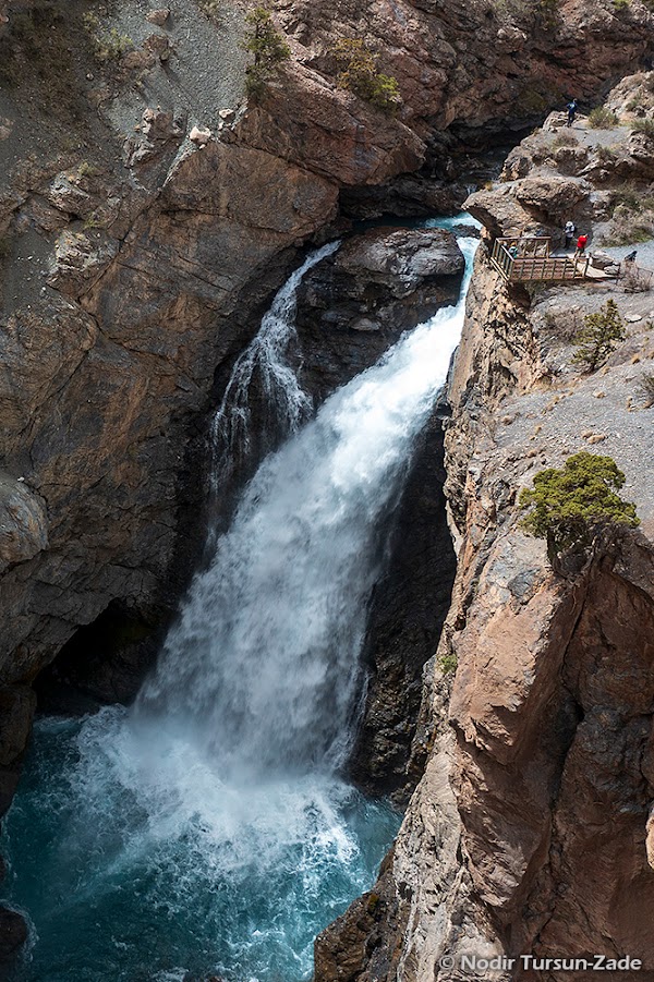 Waterfall of the Fann Mountains