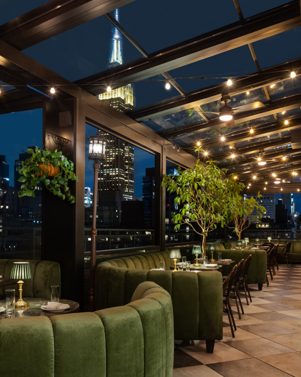 Vintage Green Rooftop 5