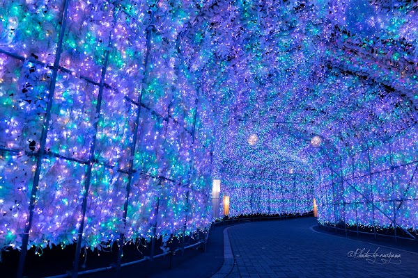 Lake Toya Onsen Illumination Tunnel 5