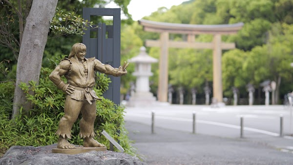 Statue of Ken .. STREET FIGHTER 4