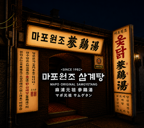 마포원조삼계탕 l Wonjo Samgyetang l 参鸡汤 ㅣサムゲタン 3