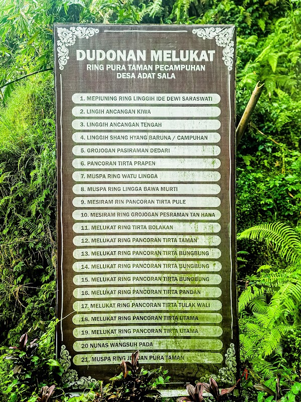 Pura Taman Pecampuhan Sala 2