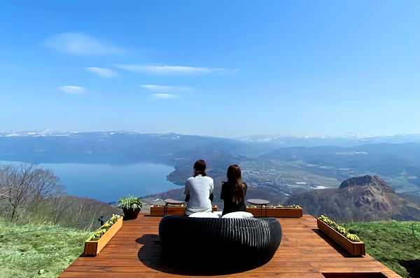 Usuzan Toyako observation deck 1
