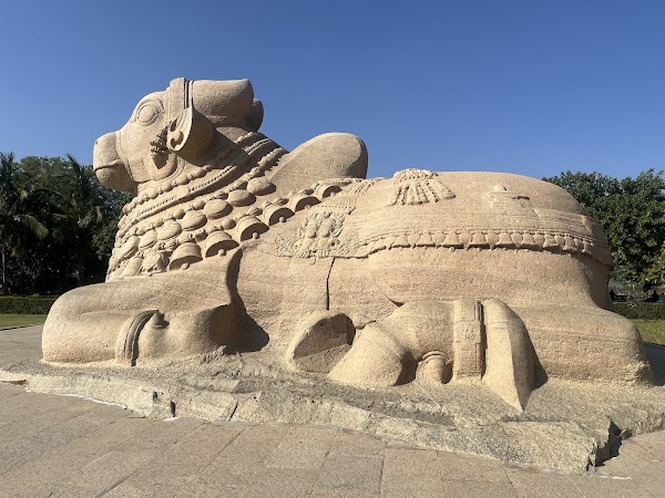 Ancient Vijayanagara era Lepakshi Nandi