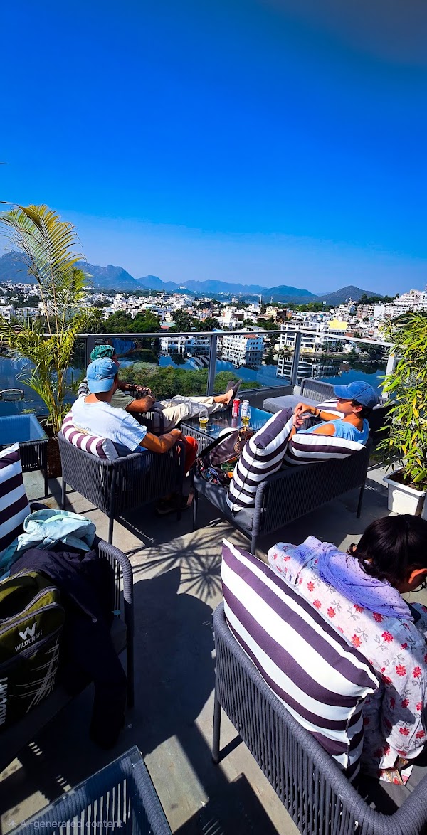 Hello boho Lakeview rooftop cafe 4