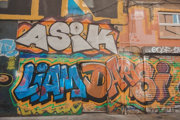 Liberty Lane Graffiti art