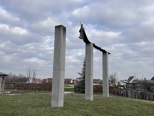 Statue des Heiligen Leo IX. von Jean-Luc Schické 1