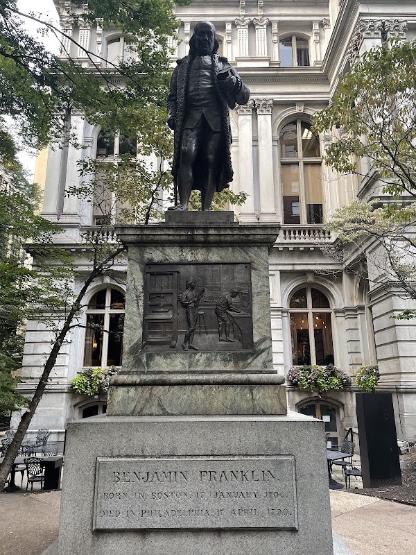 Boston Latin School and Benjamin Franklin Statue 1