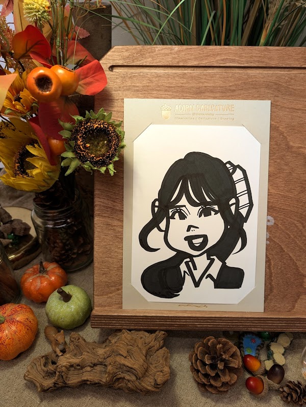 Acorn Caricature 3