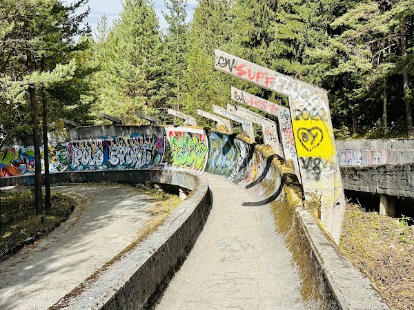 Olympic bobsleigh and luge track Trebević 5