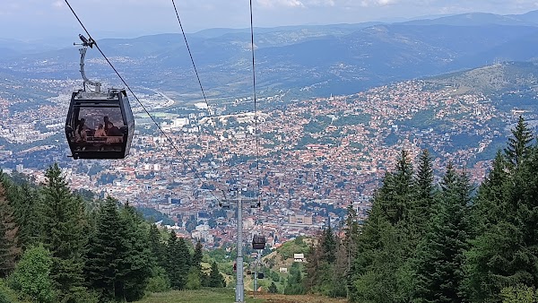 Olympic bobsleigh and luge track Trebević 4