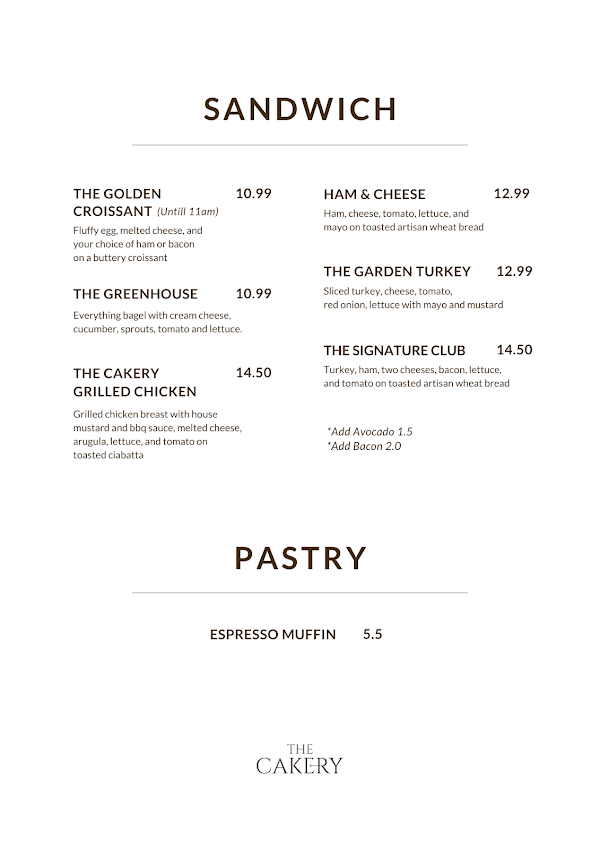 The Cakery Cafe 3