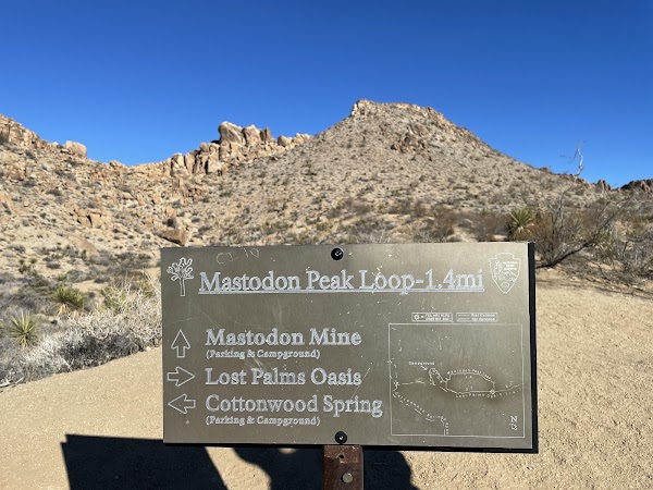Mastodon Peak Loop Trail 1